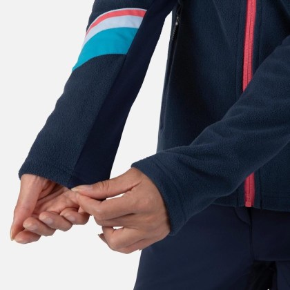 Rossignol STRAWPILE FLEECE dámská lyžařská mikina se zipem