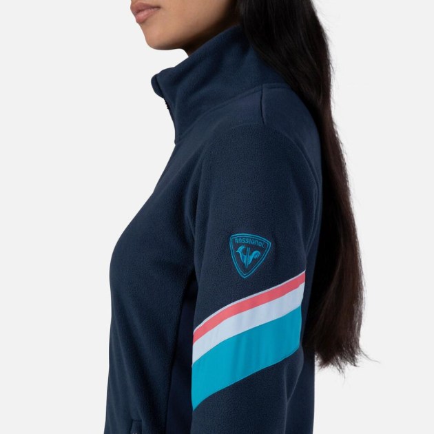 Rossignol STRAWPILE FLEECE dámská lyžařská mikina se zipem