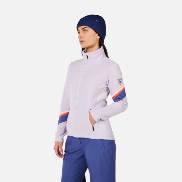 Rossignol W STRAWPILE FLEECE FZ-GALACTIC LILAC-mikina