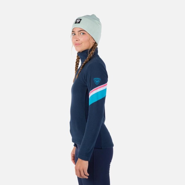 Rossignol W STRAWPILE FLEECE HZ-DARK NAVY-mikina
