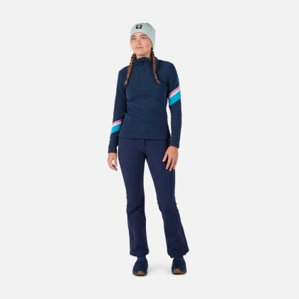 Rossignol W STRAWPILE FLEECE HZ-DARK NAVY-mikina