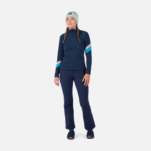 Rossignol W STRAWPILE FLEECE HZ-DARK NAVY-mikina