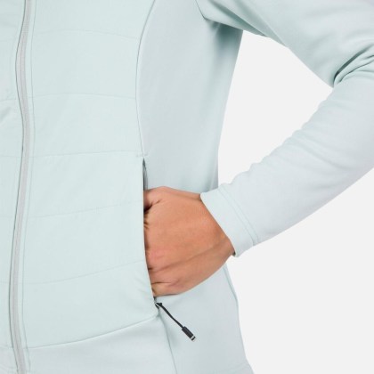 Rossignol CLASSIQUE HYBRID CLIM dámská lyžařská mikina se zipem