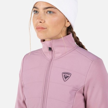 Rossignol CLASSIQUE HYBRID CLIM dámská lyžařská mikina se zipem