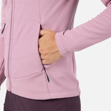 Rossignol CLASSIQUE HYBRID CLIM dámská lyžařská mikina se zipem