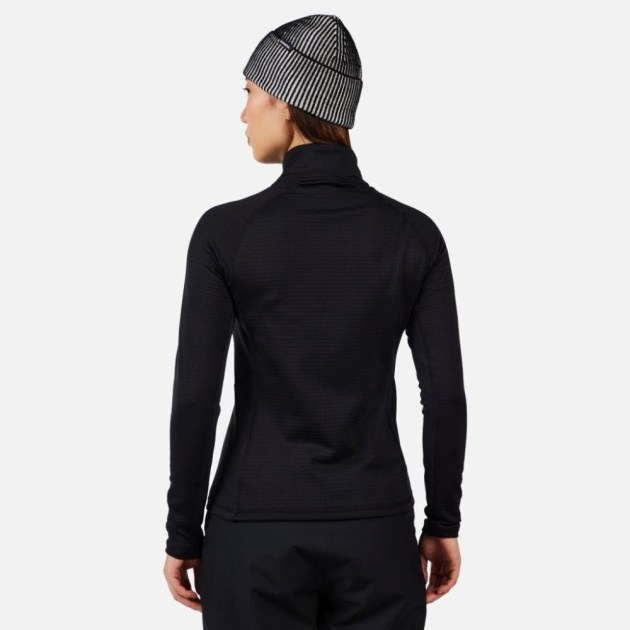 Rossignol W BLACKSIDE MIX HZ FLEECE-BLACK-mikina