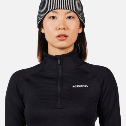 Rossignol W BLACKSIDE MIX HZ FLEECE-BLACK-mikina