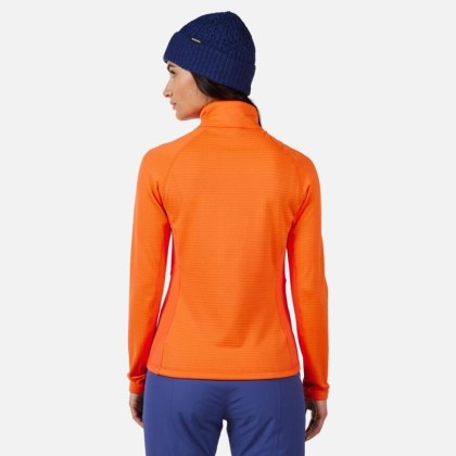 Rossignol W BLACKSIDE MIX HZ FLEECE-ORANGE FLAME-mikina