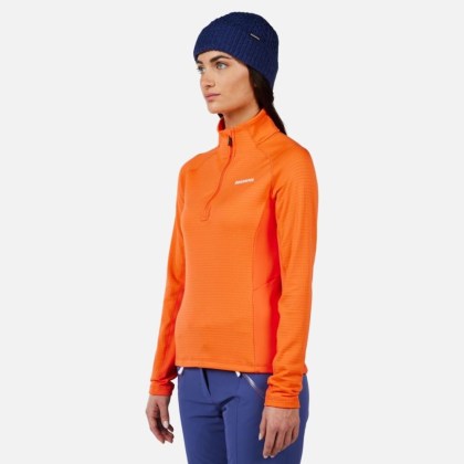 Rossignol W BLACKSIDE MIX HZ FLEECE-ORANGE FLAME-mikina