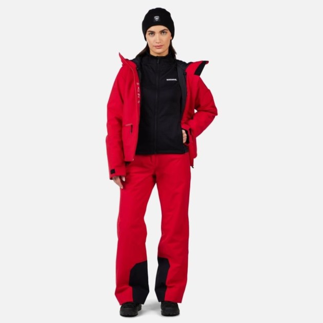 Rossignol W BLACKSIDE MIX FZ FLEECE-BLACK-mikina