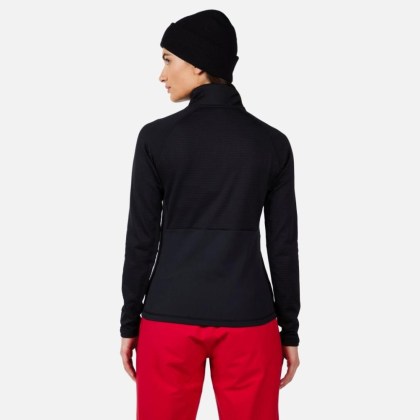 Rossignol W BLACKSIDE MIX FZ FLEECE-BLACK-mikina