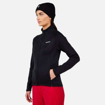 Rossignol W BLACKSIDE MIX FZ FLEECE-BLACK-mikina