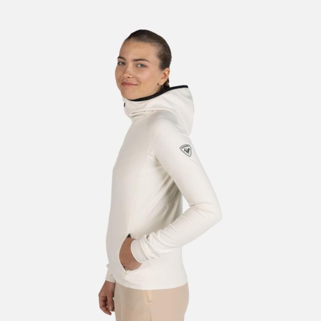 Rossignol W MID LAYER THIN FZ-WHITECAP SAND-mikina