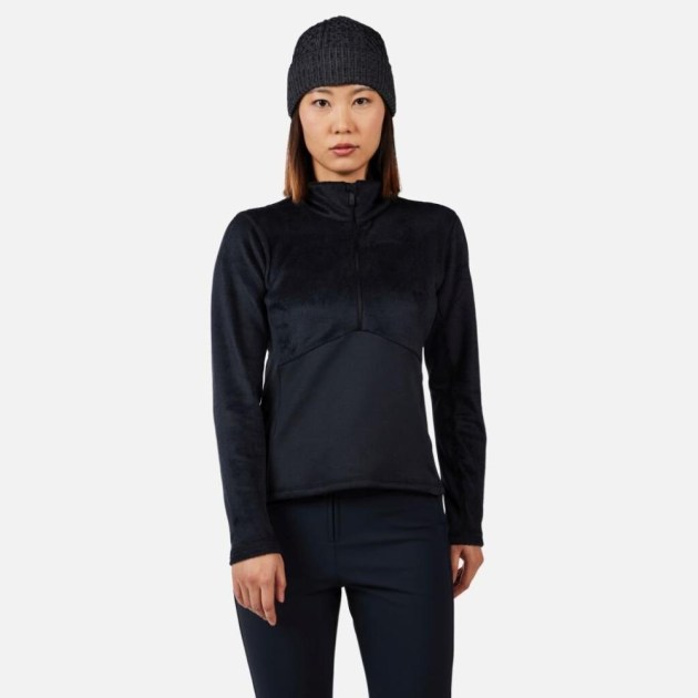 Rossignol W DIRETTA HZ FLEECE-BLACK-mikina