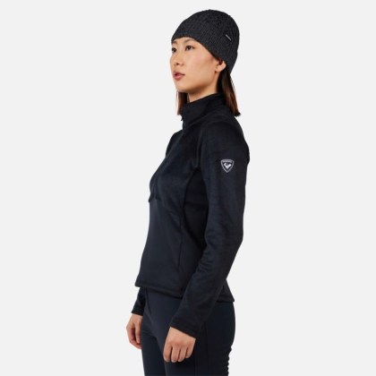 Rossignol W DIRETTA HZ FLEECE-BLACK-mikina