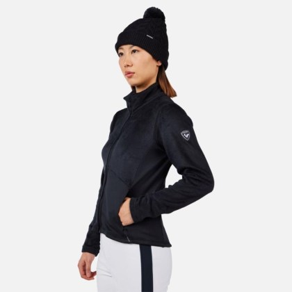 Rossignol W DIRETTA HZ FLEECE-BLACK-mikina