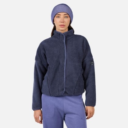 Rossignol W ALLTRACK SNAP SHERPA JKT-TRUE NIGHT BLUE-mikina