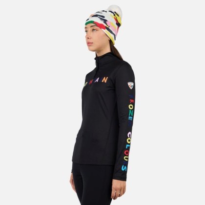 Rossignol W JCC BOOSTER HZ-BLACK-mikina