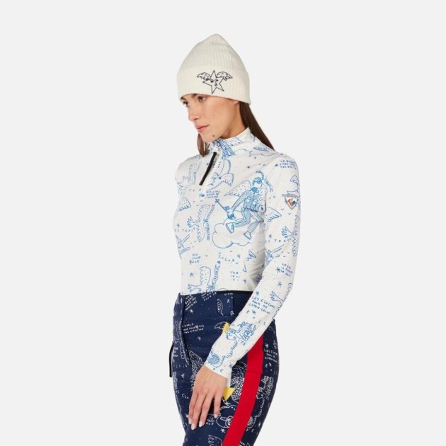 Rossignol W JCC BOOSTER HZ-SNOW ANGEL ARTIC PRINT-mikina