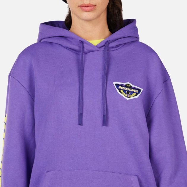 Rossignol SUPER HOODIE-SUPER VIOLET-mikina