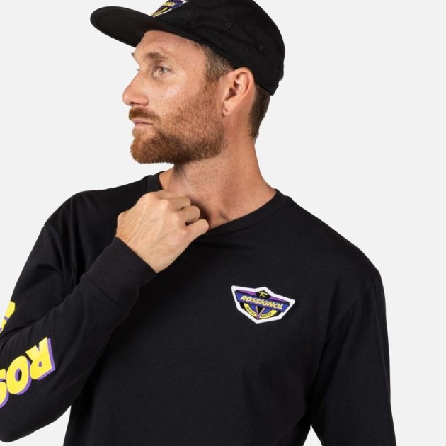 Rossignol SUPER LS TEE-BLACK-triko
