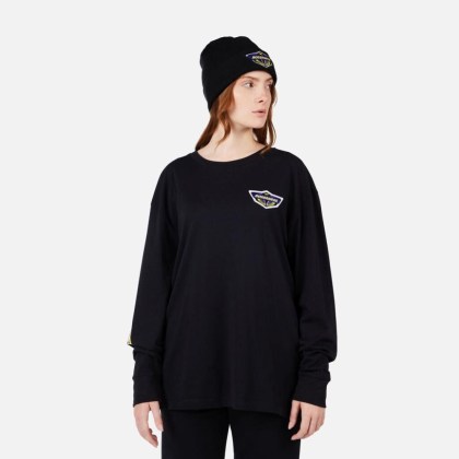 Rossignol SUPER LS TEE-BLACK-triko