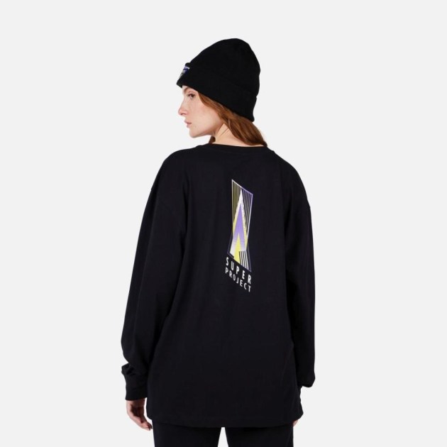 Rossignol SUPER LS TEE-BLACK-triko