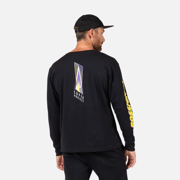 Rossignol SUPER LS TEE-BLACK-triko