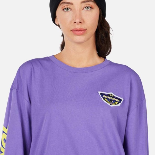 Rossignol SUPER LS TEE-SUPER VIOLET-triko
