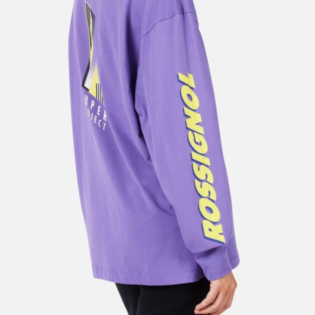 Rossignol SUPER LS TEE-SUPER VIOLET-triko