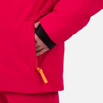 Rossignol JR STRAWPILE JKT-RUBY RED-bunda