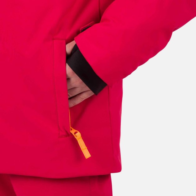 Rossignol JR STRAWPILE JKT-RUBY RED-bunda