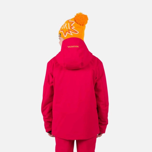 Rossignol JR STRAWPILE JKT-RUBY RED-bunda