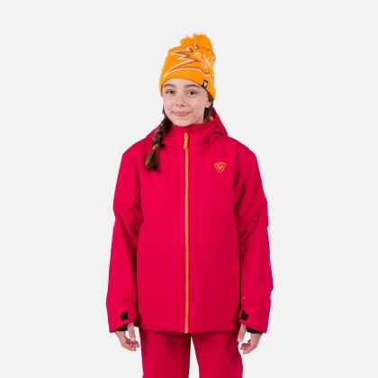 Rossignol JR STRAWPILE JKT-RUBY RED-bunda