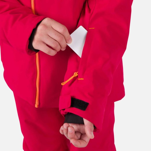Rossignol JR STRAWPILE JKT-RUBY RED-bunda
