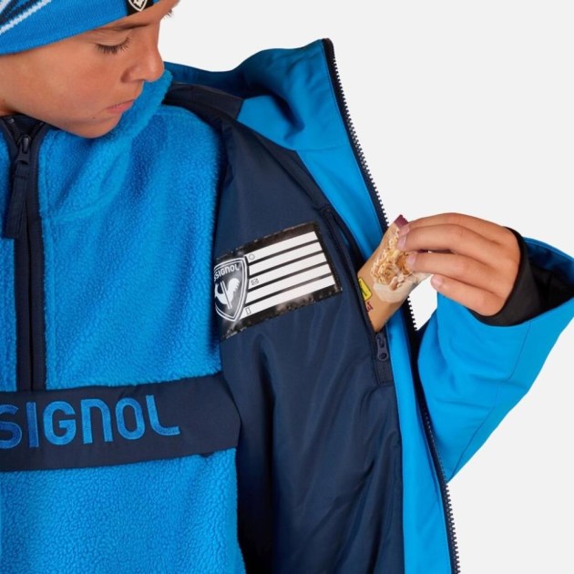 Rossignol JR STRAWPILE JKT-BLAZING BLUE-bunda