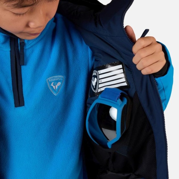 Rossignol JR WISPILE JKT-BLAZING BLUE-bunda