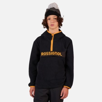 Rossignol JR ALLTRACK ANORAK FLEECE-BLACK-mikina