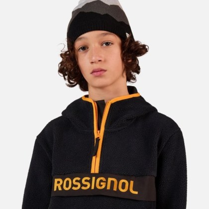 Rossignol JR ALLTRACK ANORAK FLEECE-BLACK-mikina