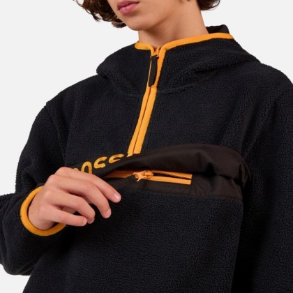 Rossignol JR ALLTRACK ANORAK FLEECE-BLACK-mikina