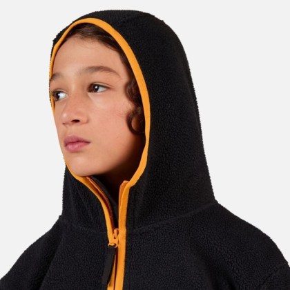 Rossignol JR ALLTRACK ANORAK FLEECE-BLACK-mikina