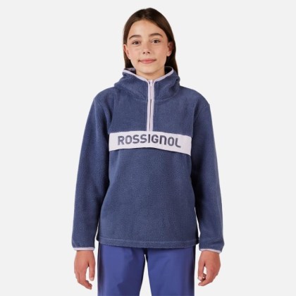 Rossignol JR ALLTRACK ANORAK FLEECE-TRUE NIGHT BLUE-mikina