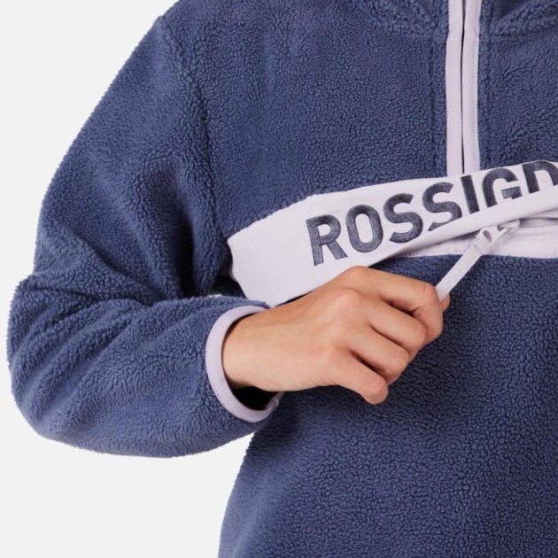 Rossignol JR ALLTRACK ANORAK FLEECE-TRUE NIGHT BLUE-mikina