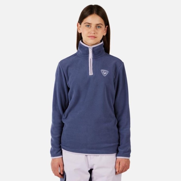 Rossignol JR STRAWPILE FLEECE HZ-TRUE NIGHT BLUE-mikina