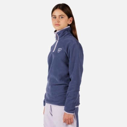 Rossignol JR STRAWPILE FLEECE HZ-TRUE NIGHT BLUE-mikina