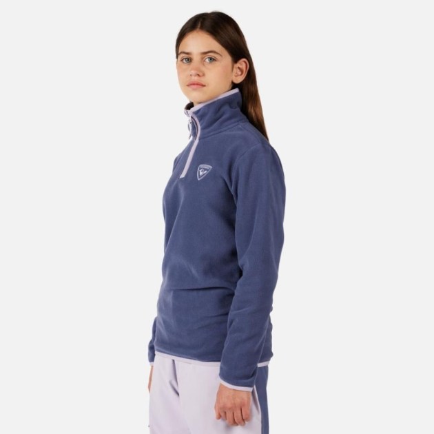 Rossignol JR STRAWPILE FLEECE HZ-TRUE NIGHT BLUE-mikina