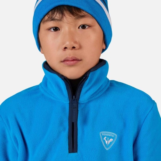 Rossignol JR STRAWPILE FLEECE HZ-BLAZING BLUE-mikina