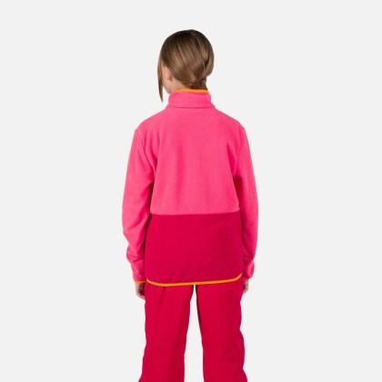 Rossignol JR STRAWPILE FLEECE FZ-TEA ROSE-mikina