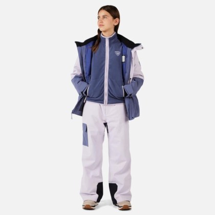 Rossignol JR STRAWPILE FLEECE FZ-TRUE NIGHT BLUE-mikina