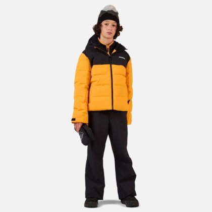 Rossignol BOY SIZ QUILTED JKT-SAFFRON YLW-bunda